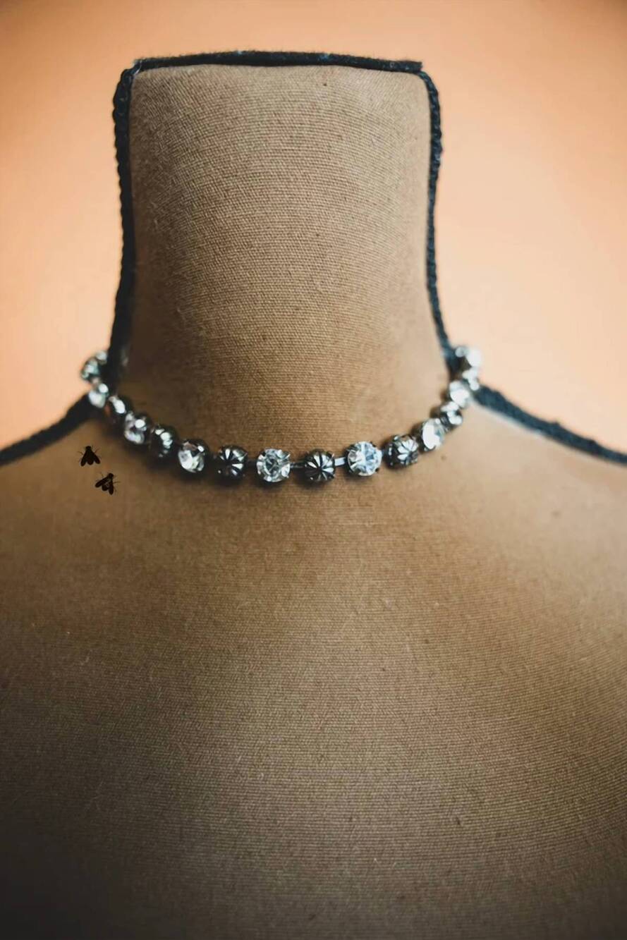 NEW 2FLYCO women's dolly shines necklace in silver
